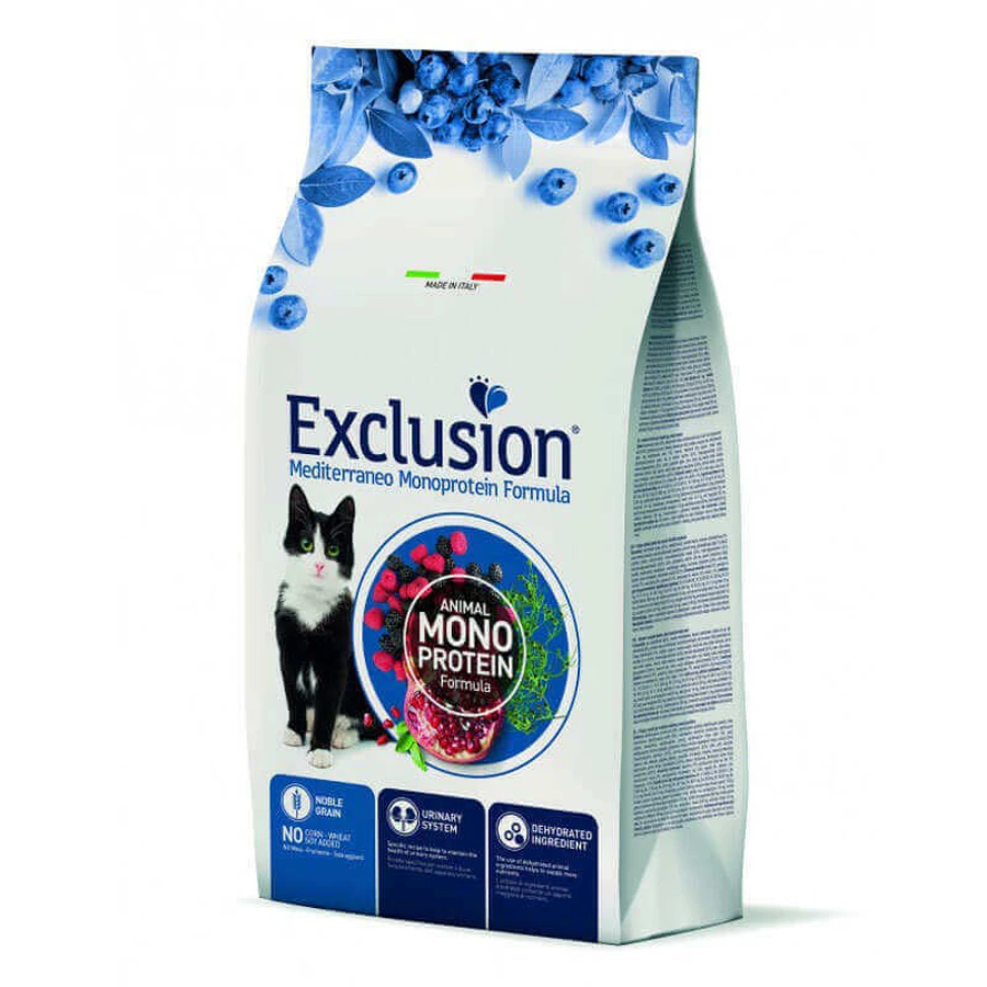 Exclusion Noble Grain Cat Sterilized Beef - Монопротеиновый сухой корм с говядиной для взрослых стерилизованных котов всех пород; 12 кг: цены и характеристики