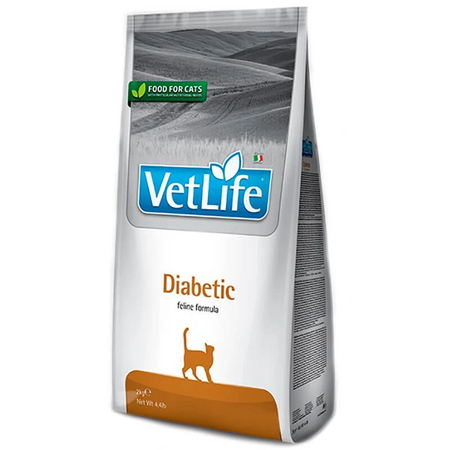Farmina Vet Life Diabetic - Сухой лечебный корм-диета для кошек, страдающих от сахарного диабета; 2 кг: цены и характеристики