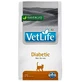 Farmina Vet Life Diabetic - Сухий лікувальний корм-дієта для кішок, що страждають на цукровий діабет; 400 г