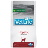 Farmina Vet Life Hepatic - Сухой лечебный корм-диета для кошек, страдающих от хронической печеночной недостаточностью; 400 г