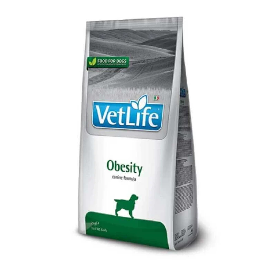 Farmina Vet Life Obesity - Сухой корм для собак, диета для снижения лишнего веса; 2 кг: цены и характеристики