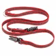 Ferplast (Ферпласт) Daytona Gummy Matic GA - Поводок нейлоновый для двоих собак; 2x200 см (Красный)
