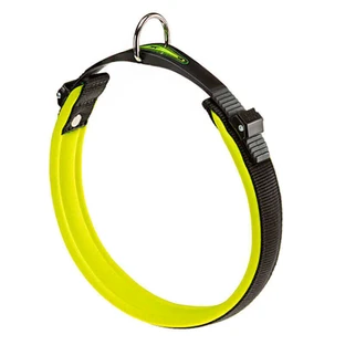Ferplast (Ферпласт) Ergocomfort Fluo C - Нашийник нейлоновий для собак; 1,5х25-33 см (Жовтий)