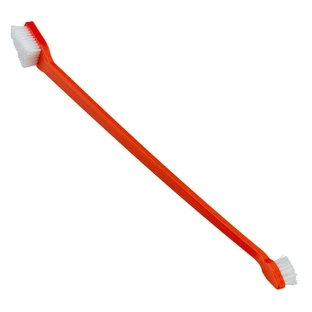 Ferplast (Ферпласт) GRO 5939 SMALL BRUSH - Двостороння зубна щітка для собак і котів; GRO 5939 (Червоний)