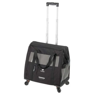Ferplast Voyager Trolley - Сумка-переноска на колесах для кошек и собак мелких пород; 46х26х48 см (Черный)
