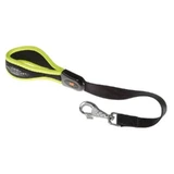 Ferplast (Ферпласт) ERGOCOMFORT FLUO GM - Повідець короткий нейлоновий для собак; 2,5x55 см (Чорно-зелений)