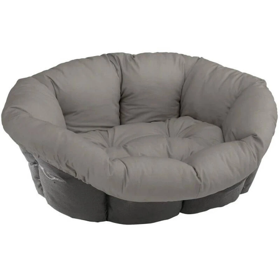 Ferplast (Ферпласт) Sofa Cushion - Подушка з бавовни для пластикового лежака для котів і собак дрібних порід; 73х55х27 см (Сірий): ціни та характеристики