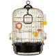 Ferplast (Ферпласт) Cage Regina - Клетка для попугаев, канареек и мелких экзотических птиц; 32,5x49 см (Латунь)