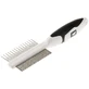 Ferplast (Ферпласт) GRO 5755 PREMIUM COMB - Гребінець двосторонній для собак з середньою і довгою шерстю; GRO 5755 (Біло-чорний)