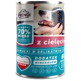 Frendi (Френді) Dog Veal Chunks in Sauce - Консервований корм з телятиною для дорослих собак різних порід (шматочки в соусі); 400 г