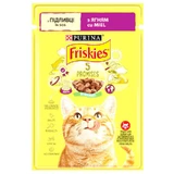 Friskies (Фріскіс) Adult Lamb – Консервований корм з ягнятиною шматочки в підливці для дорослих котів; 85 г
