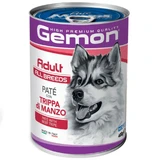 Gemon Dog Adult Pate with Beef tripe - Влажный корм с говяжьим рубцом для взрослых собак всех пород (паштет); 400 г
