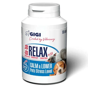 Gigi (Гиги) da-ba Relax Plus - Ветеринарный препарат для успокоительного и антистрессового действия для животных; 90 таб.