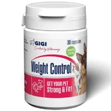 Gigi Weight control - Комплекс на основе растительных экстрактов для поддержания оптимального веса и повышения энергии у собак и котов; 30 капс.