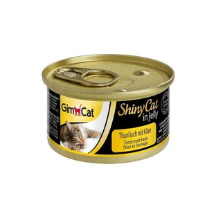 GimCat (ДжимКет) ShinyCat - Консервований корм з тунцем та сиром для котів; 70 г