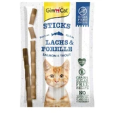 GimСat (ДжимКет) Sticks - Смаколик з лососем та фореллю для котів; 20 г Sale!