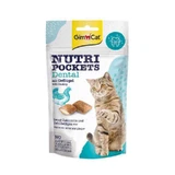 GimCat (ДжимКет) Nutri Pockets Dental - Ласощі подушечки для очищення зубів у котів; 60 г