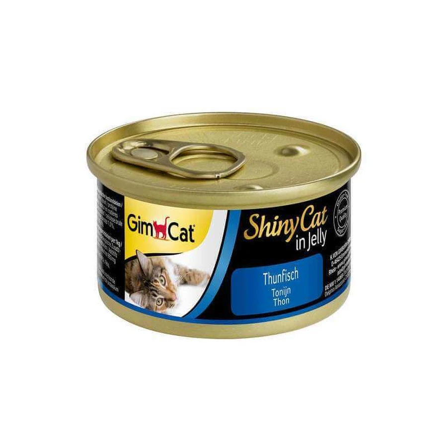 GimCat (ДжимКэт) ShinyCat - Консервированный корм с тунцом для кошек; 70 г: цены и характеристики