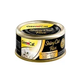 GimCat (ДжимКет) ShinyCat Filet - Консервований корм з філе курки та манго для котів; 70 г