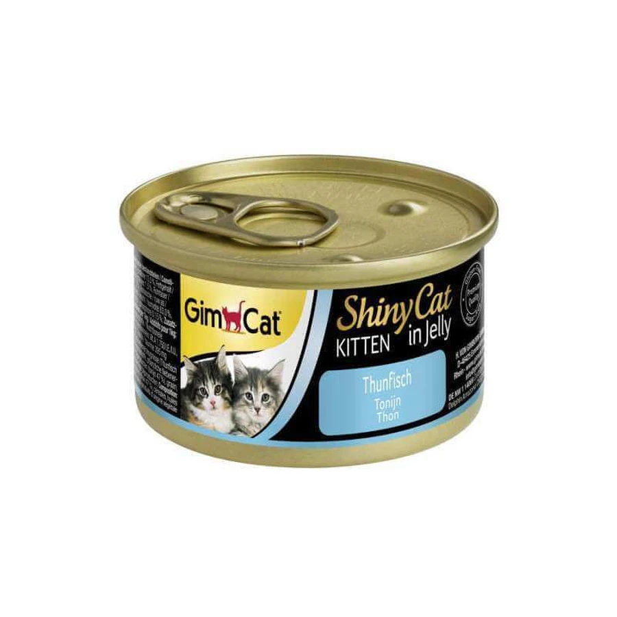 GimCat (ДжимКет) ShinyCat Kitten - Консервований корм з тунцем для кошенят; 70 г: ціни та характеристики