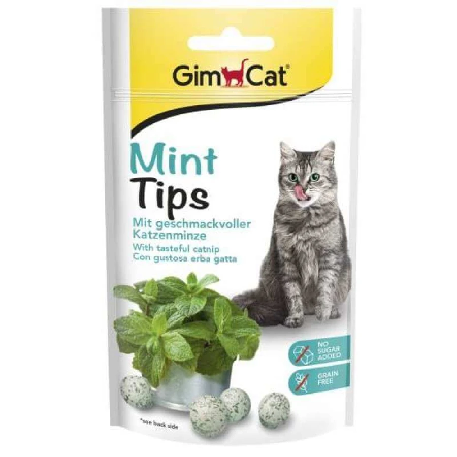 GimСat (ДжимКет) Cat-Mintips - Вітамінізований смаколик з котячою м'ятою для котів; 40 г: ціни та характеристики