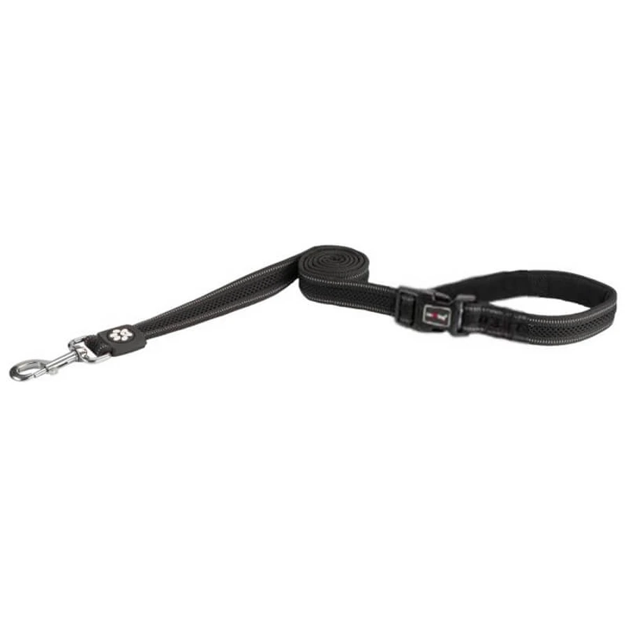 GimDog (ДжімДог) Alfresco Mesh Leashes - Повідець для собак з неопрена; 2,5х120 см (Чорний): ціни та характеристики
