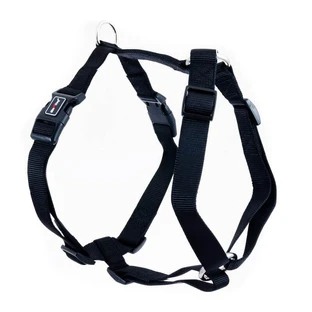 GimDog (ДжимДог) Harlem Nylon H Harntsses – Шлея для собак из нейлона; 2,5х67-90 см (Черный)