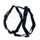 GimDog (ДжимДог) Harlem Nylon H Harntsses – Шлея для собак из нейлона; 2,5х67-90 см (Черный)