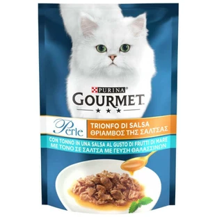 Gourmet (Гурме) Perle - Вологий корм Міні-філе з тунцем в соусі для котів; 85 г