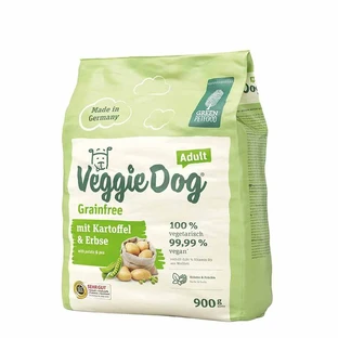 Green Petfood (Грін Петфуд) VeggieDog Grainfree Adult - Сухий вегетаріанський корм для дорослих собак із картоплею та горохом; 900 г