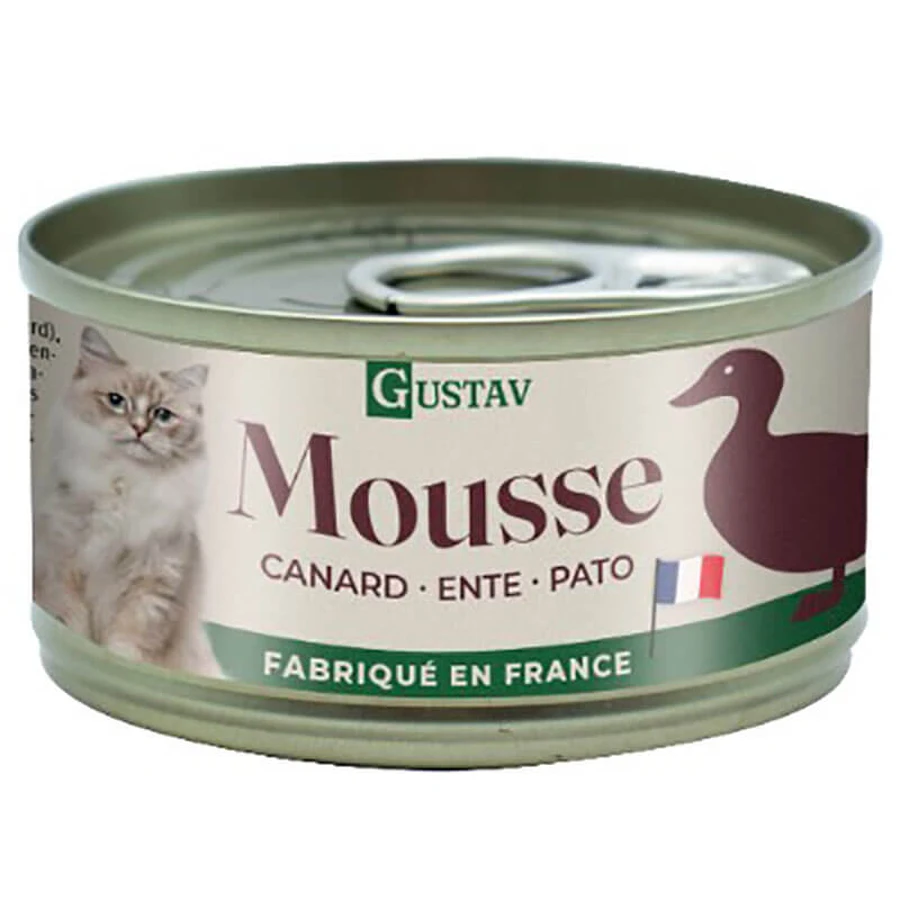 Gustav (Густав) Duck Mousse - Влажный корм Мусс с уткой для котов; 85 г: цены и характеристики