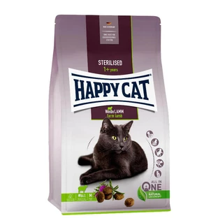 Happy Cat (Хеппи Кет) Sterilised Adult Weide-Lamm - Сухой корм с ягненком для стерилизованных кошек и кастрированных котов; 10 кг