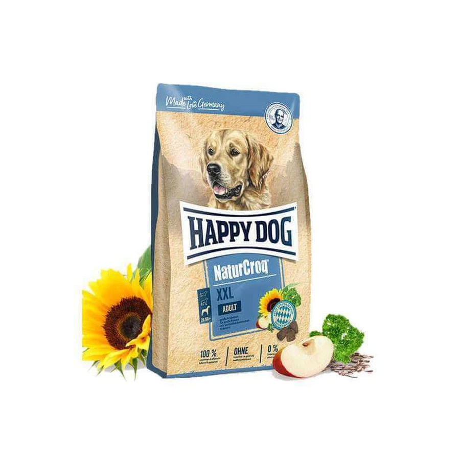 Happy Dog (Хеппи Дог) NaturCroq XXL - Сухой корм с домашней птицей для взрослых собак крупных пород; 15 кг: цены и характеристики