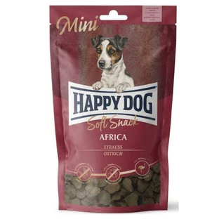 Happy Dog (Хеппі Дог) SoftSnack Mini Africa - М'які снеки зі страусом і картоплею для собак дрібних порід; 100 г