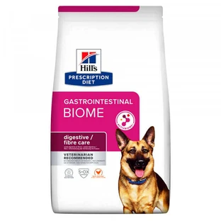Hill's Prescription Diet Canine Gastrointestinal Biome - Лікувальний корм з куркою для собак, швидка допомога при проносі, розвиток корисних бактерій; 10 кг