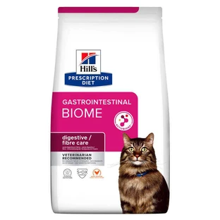 Hill's Prescription Diet Gastrointestinal Biome - Сухой корм с курицей для улучшения пищеварения и поддержки ЖКТ у кошек; 3 кг