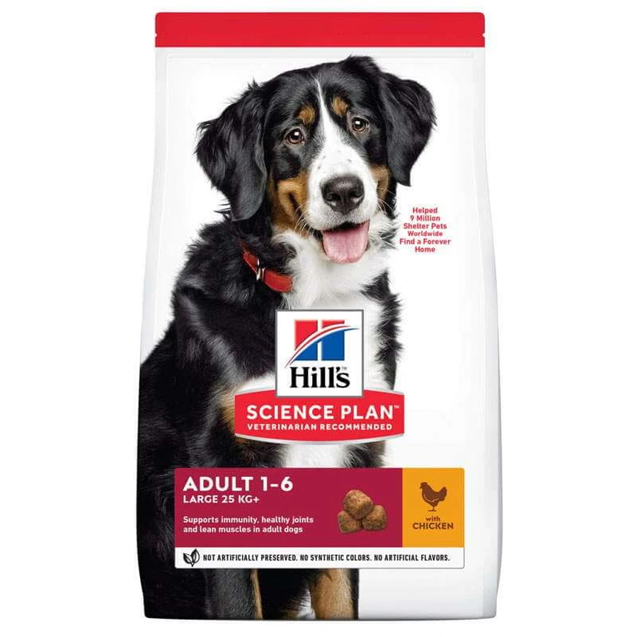 Hill's Science Plan Adult Large with Chicken - Сухий корм з куркою для дорослих собак великих порід; 14 кг: ціни та характеристики