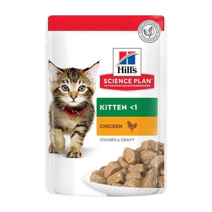 Hill's Science Plan Kitten Chicken - Влажный корм с курицей для котят и кошек в период беременности и лактации; 85 г: цены и характеристики