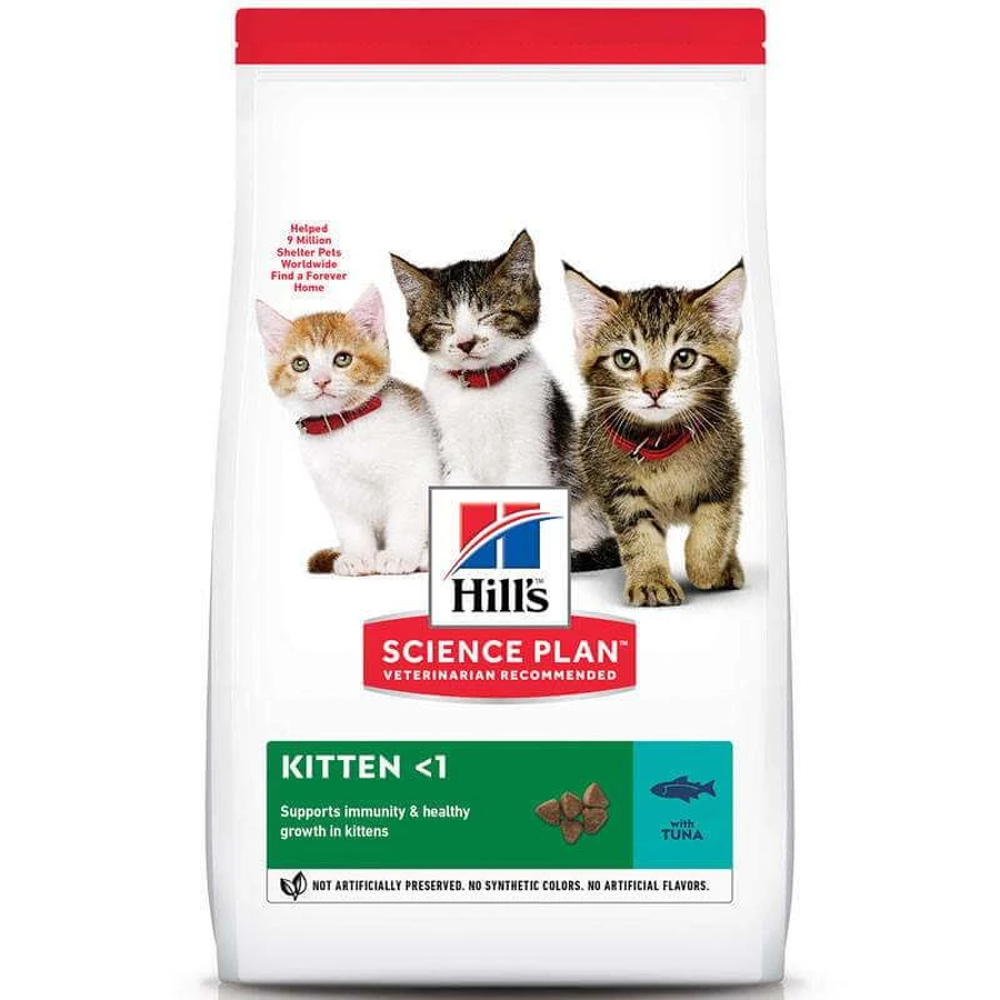 Hill's Science Plan Kitten Tuna - Сухий корм з тунцем для кошенят до 1 року; 1,5 кг: ціни та характеристики