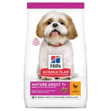 Hill's Science Plan Mature Adult 7+ Small&Mini with Chicken - Сухой корм с курицей для собак старше 7 лет мелких и миниатюрных пород; 3 кг
