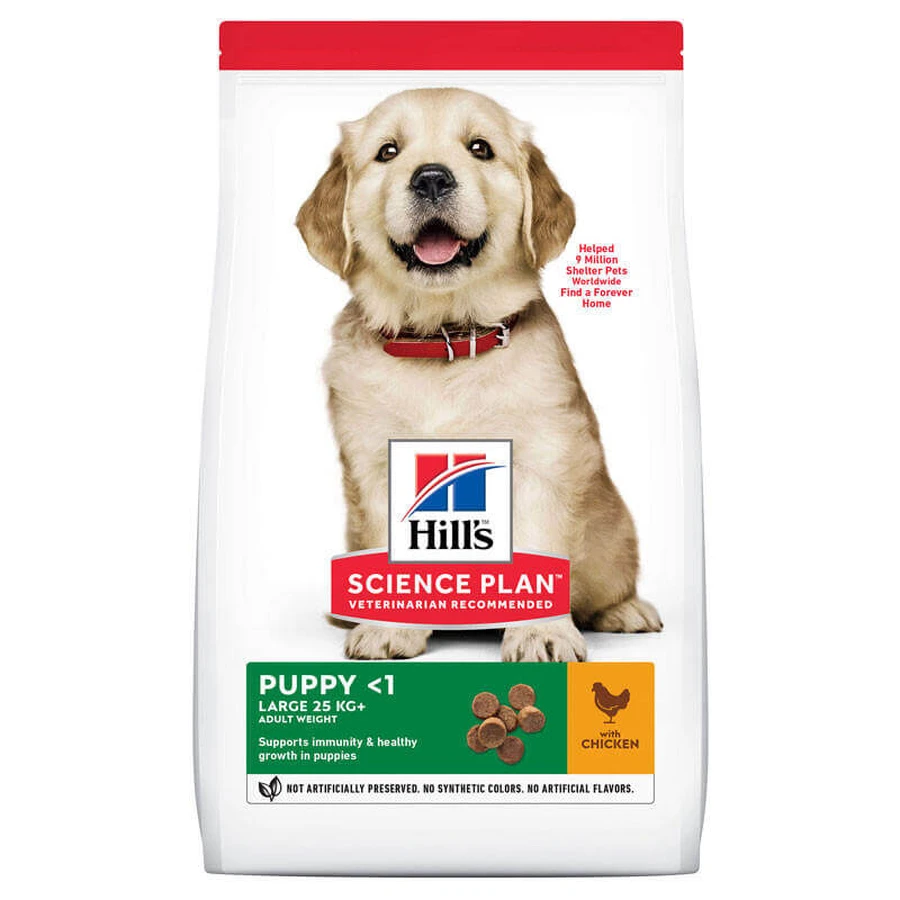 Hill's Science Plan Puppy Large with Chicken - Сухой корм с курицей для щенков собак крупных пород; 2,5 кг: цены и характеристики