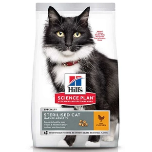 Hill's Science Plan Sterilised Cat Mature Adult 7 + with Chicken - Сухий корм з куркою для стерилізованих котів старше 7 років; 3 кг