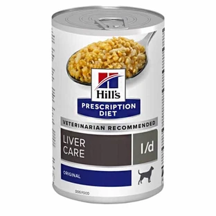 Hill's Wet PD Canine l/d Liver Care - Консервований корм-дієта для собак при захворюванні печінки; 370 г