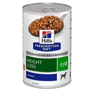 Hill's Wet PD Canine r/d Weight Loss (Weight Reduction) - Консервированный корм-диета со свининой для собак для поддержания контроля веса; 350 г
