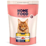 Home Food (Хоум Фуд) - Сухий корм Телятина з лососем та в’яленими томатами для стерилізованих котів великих порід; 1,6 кг
