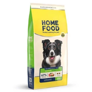 Home Food (Хоум Фуд) Adult Medium/Maxi - Сухой корм с ягненком с рисом для взрослых активных собак и юниоров средних и крупных пород; 10 кг
