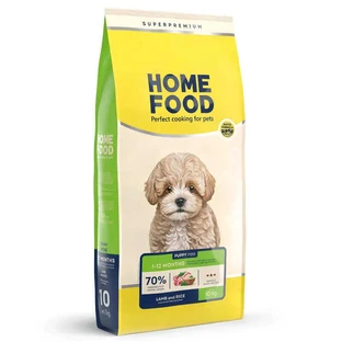 Home Food (Хоум Фуд) for Puppies - Сухий корм з ягнятиною та рисом для цуценят малих порід; 10 кг