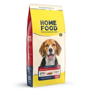 Home Food Adult Medium/Maxi - Сухий беззерновой гіпоалергенний корм з качкою та нутом для дорослих собак середніх й великих порід; 10 кг