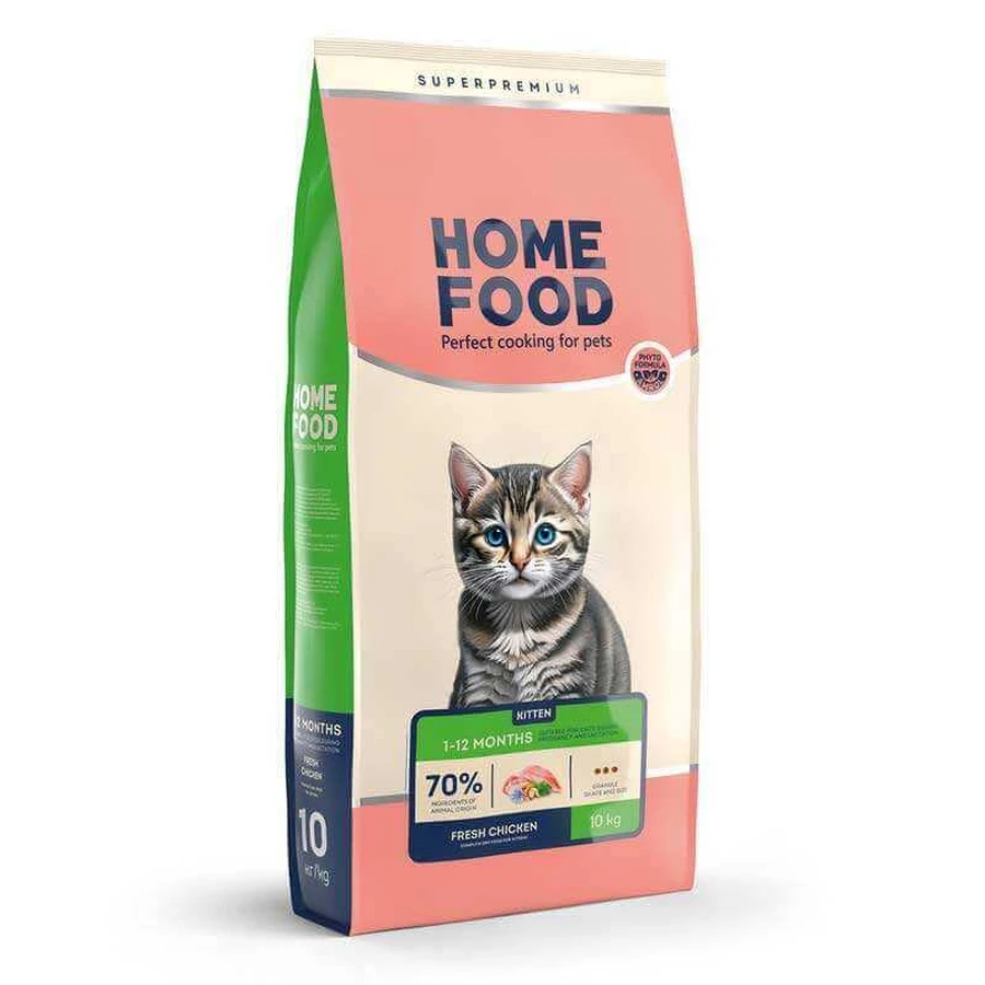 Home Food Fresh Chicken Kittens - Сухой корм с курицей для котят; 10 кг: цены и характеристики
