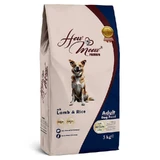 How Meow Adult Dog - Сухой полнорационный корм с ягненком и рисом для взрослых собак всех пород; 3 кг